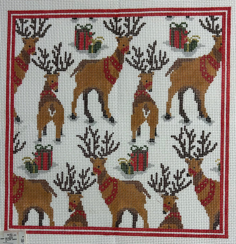 Reindeer Pillow Canvas