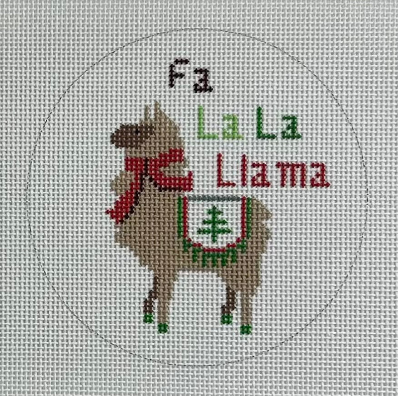Fa La La Llama Canvas