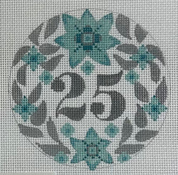 25th Anniversary Round Canvas
