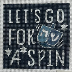 Let's Go for a Spin Canvas