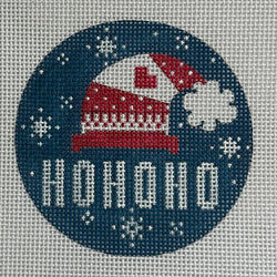 Santa Hat Ho Ho Ho Canvas