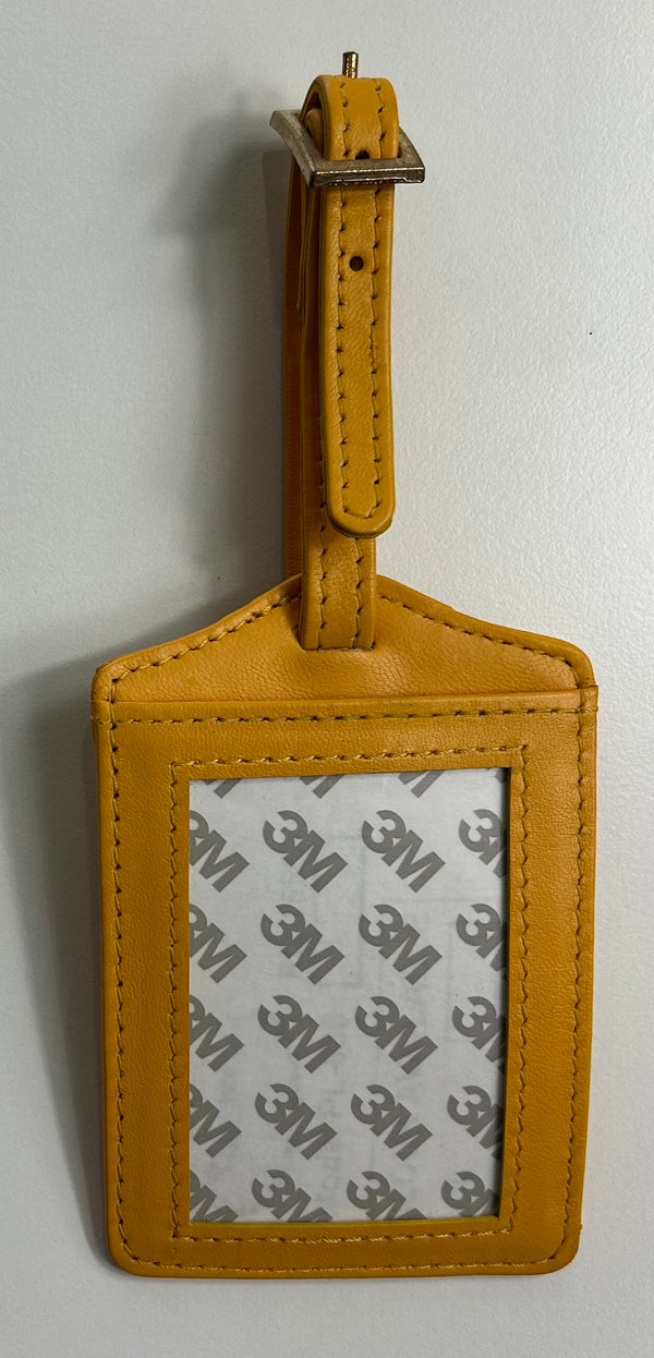 Self-Finishing Luggage Tag- Yellow