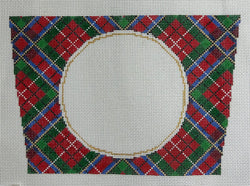 Royal Stewart Monogram Stocking Cuff Canvas