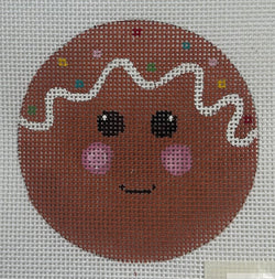 Gingerbread Face Canvas