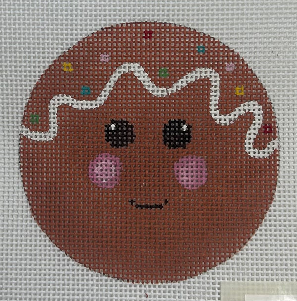 Gingerbread Face Canvas
