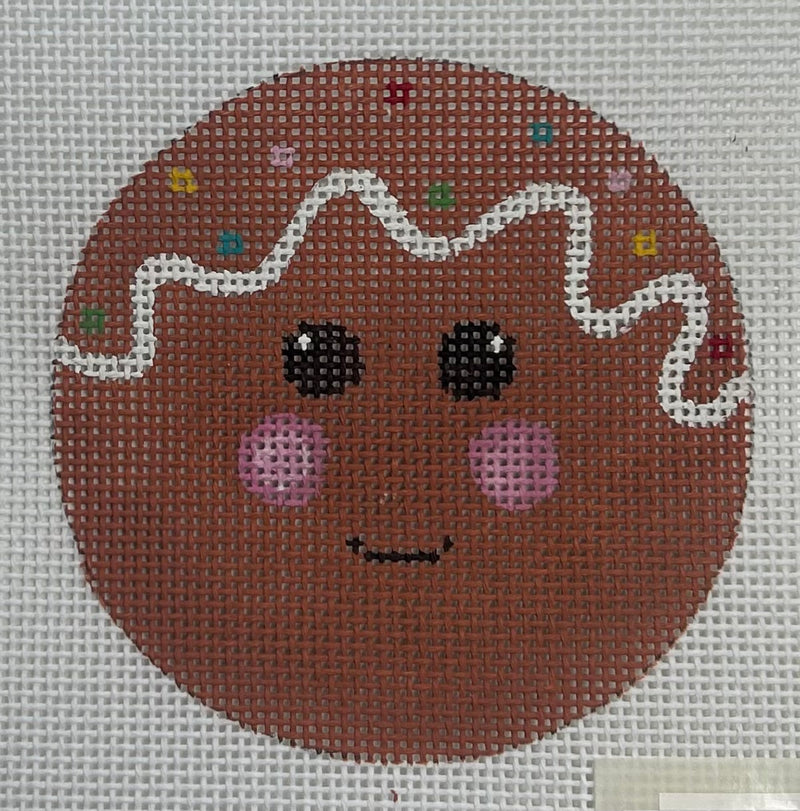 Gingerbread Face Canvas