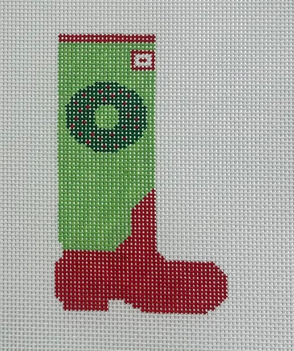 Christmas Wellie Boot Canvas