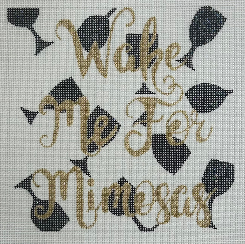 Wake Me for Mimosas Canvas