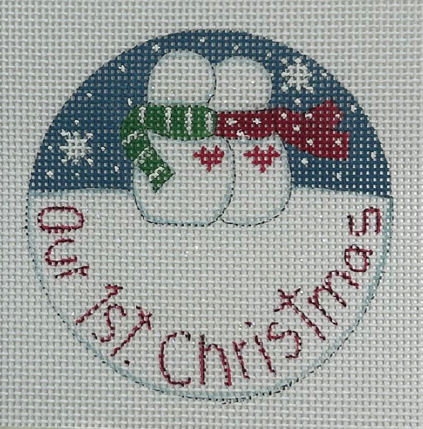 Our 1st Christmas Canvas