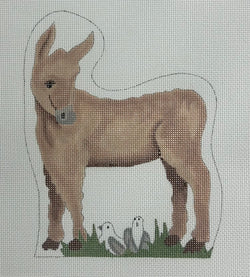 Nativity Donkey Canvas