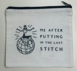 Snarky Canvas Pouch- Last Stitch