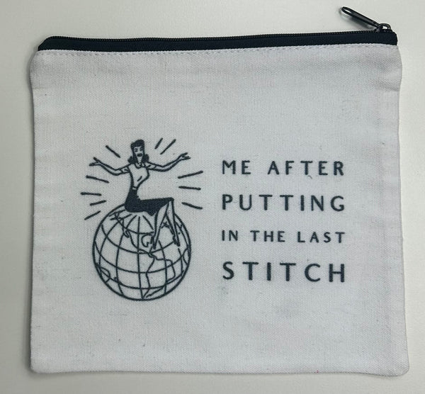 Snarky Canvas Pouch- Last Stitch