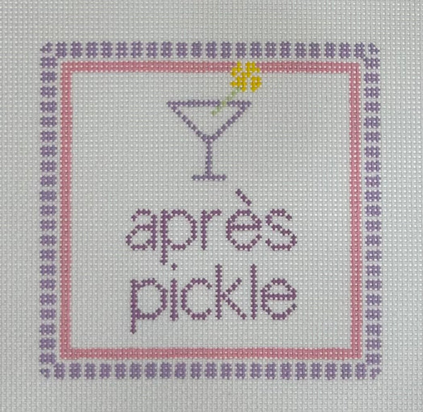 Apres Pickle Coaster Canvas