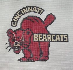 Retro UC Bearcats Canvas