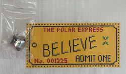 Polar Express Ticket Canvas