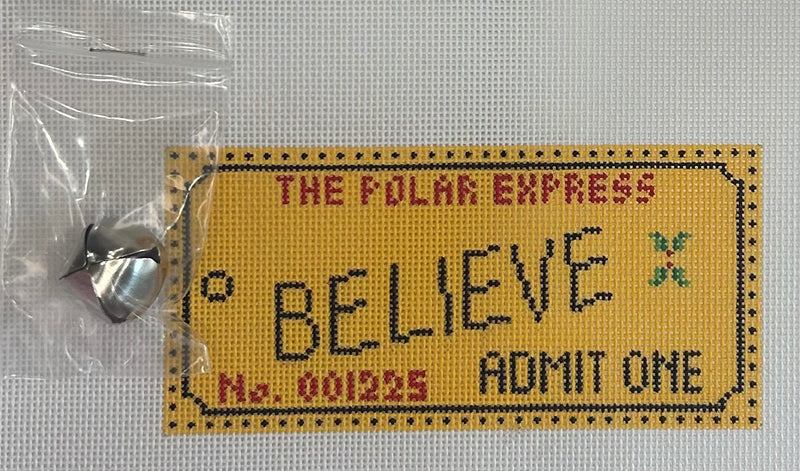 Polar Express Ticket Canvas