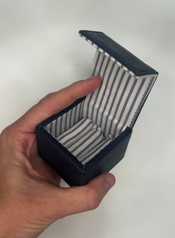 Self-Finishing Navy Bitty Box