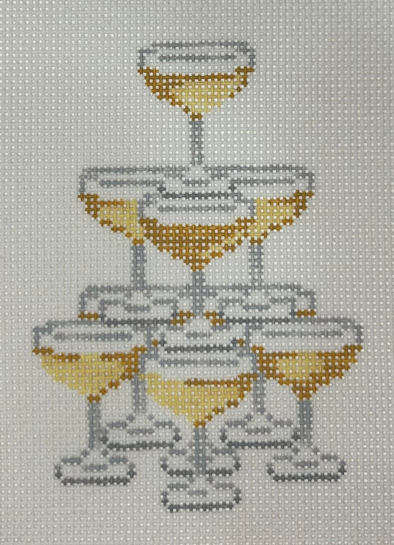 Champagne Tower Canvas