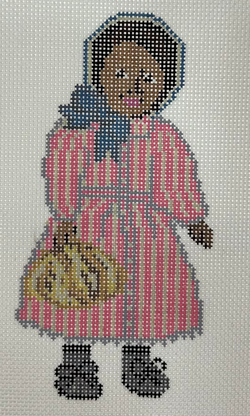 Addy American Doll Girl Canvas