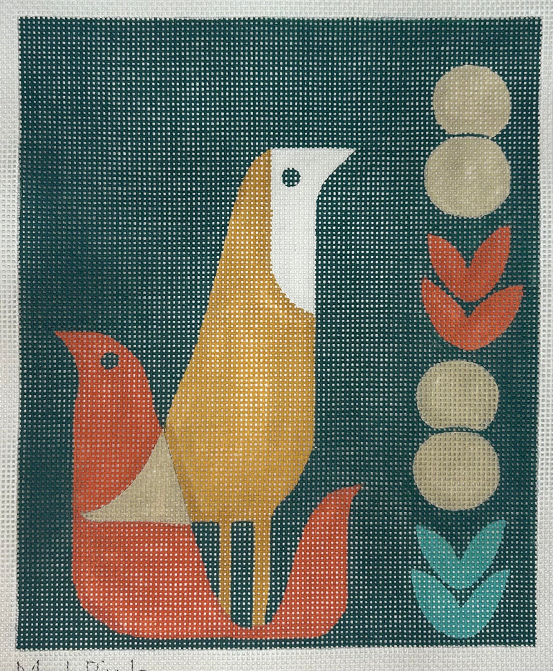 Mod Birds Canvas