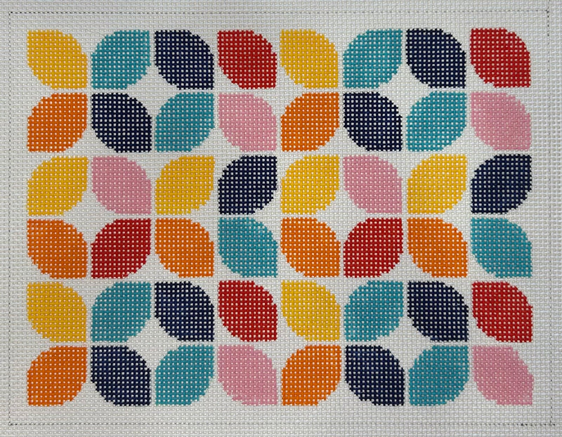 Geometric Clutch Canvas