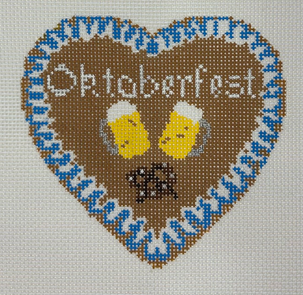 Gingerbread Heart Canvas