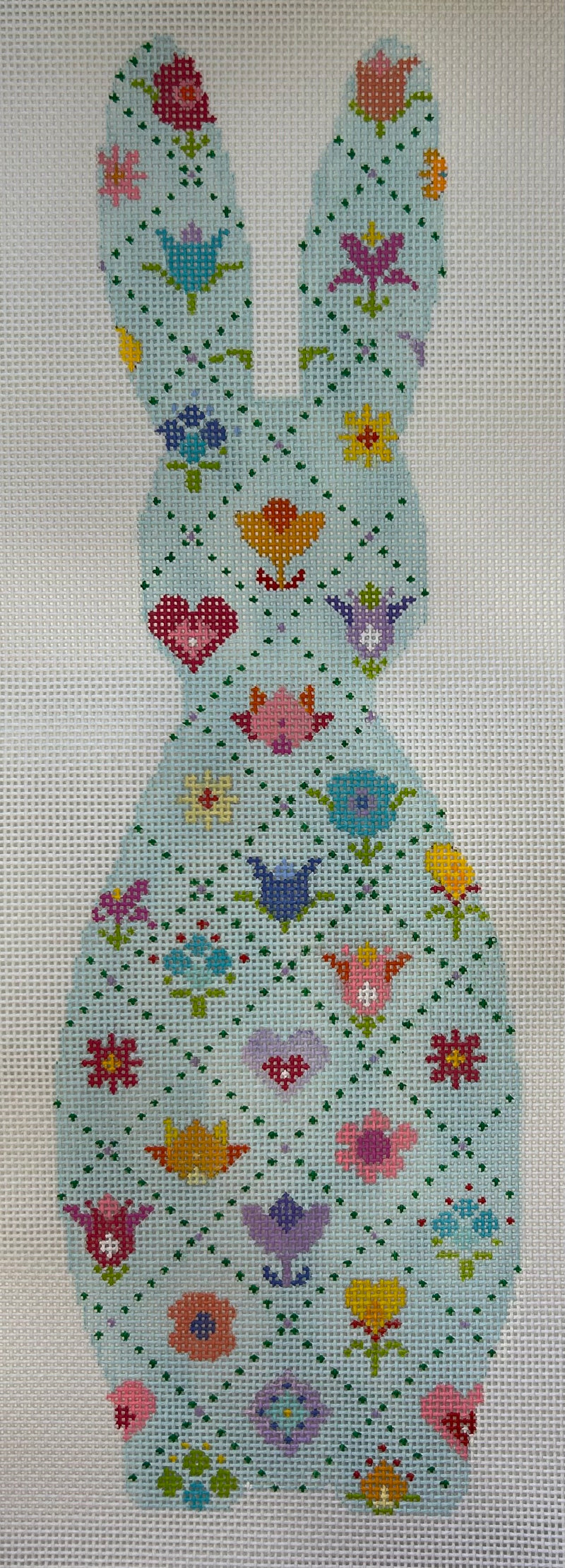 Geometric Bunny Canvas