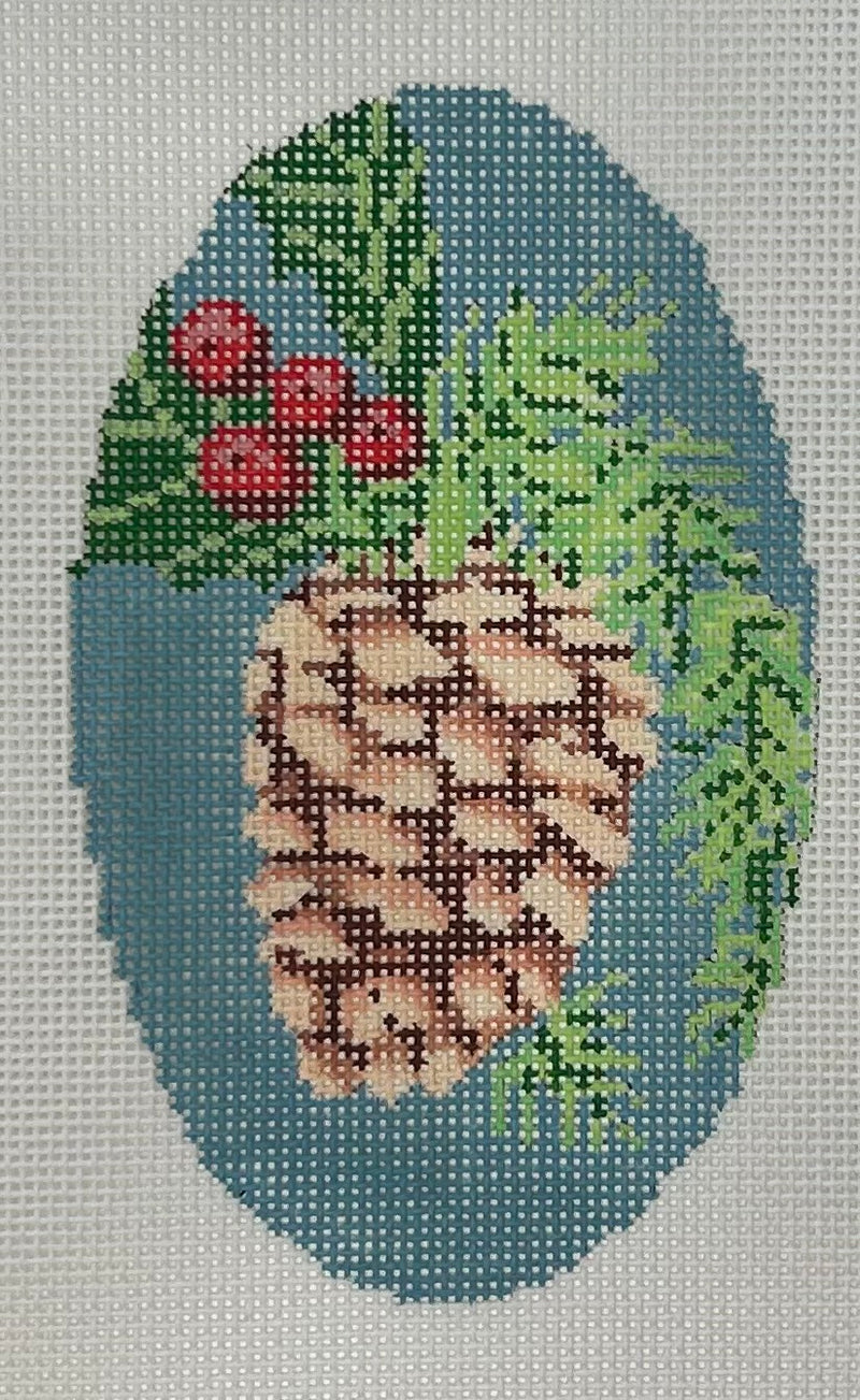 Pinecone Holiday Canvas