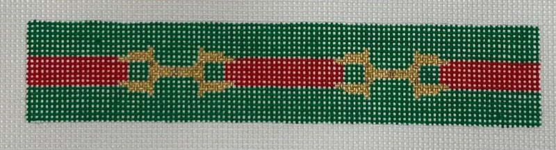 Horse Bit in Gucci Key Fob Canvas
