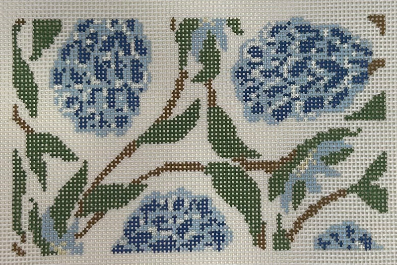 Botanical Purse Insert Canvas- Blue