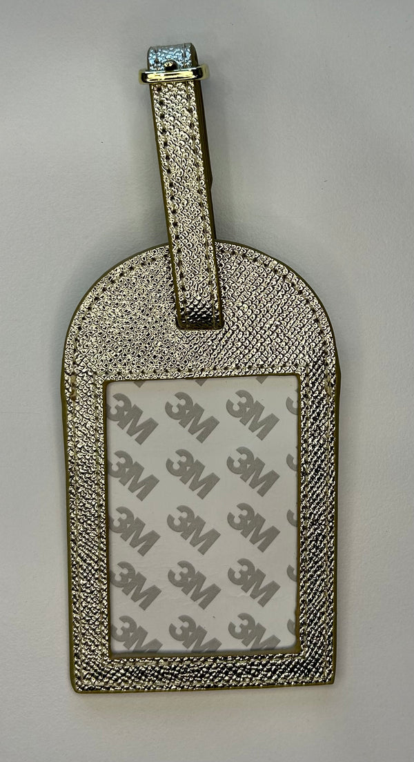 Rachel Barri Bag Tag- Gold Palm
