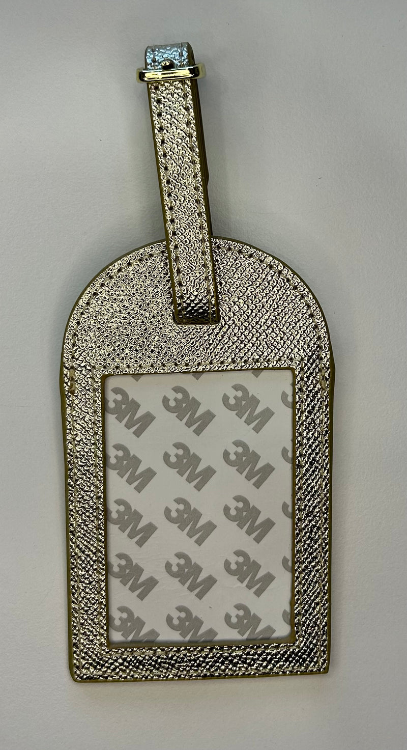 Rachel Barri Bag Tag- Gold Palm
