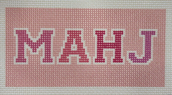Mahj Canvas- Pink