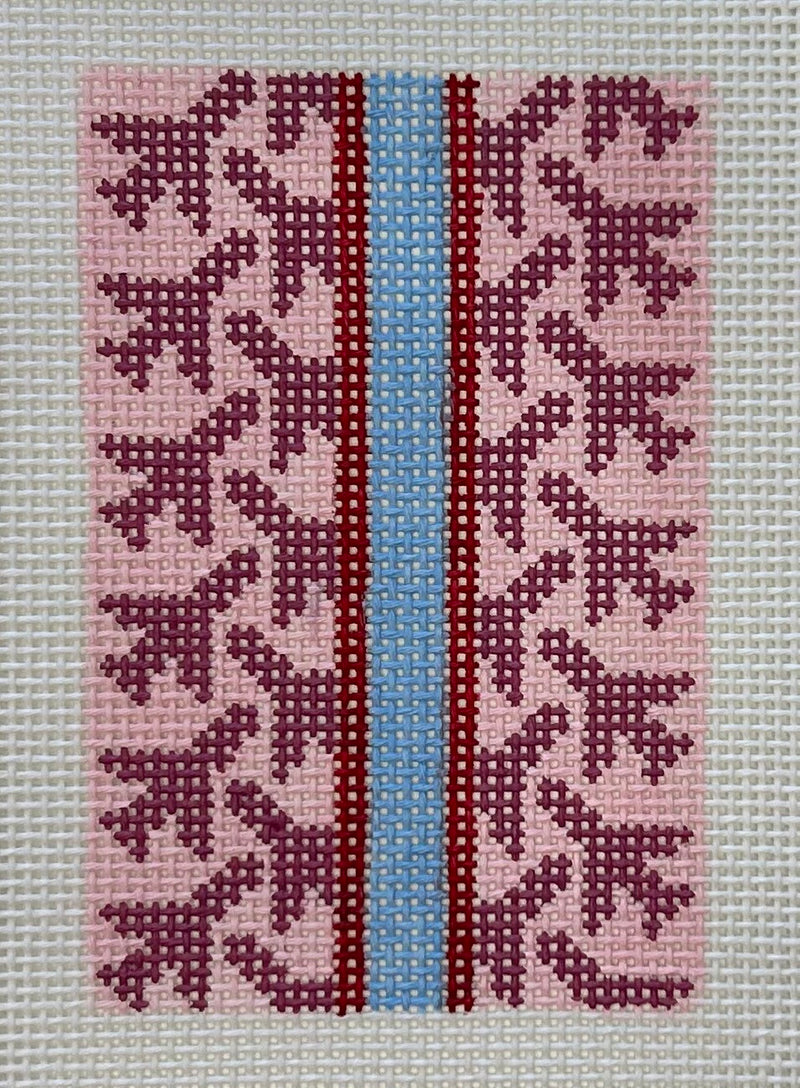 Airplane Houndstooth Canvas- Pink