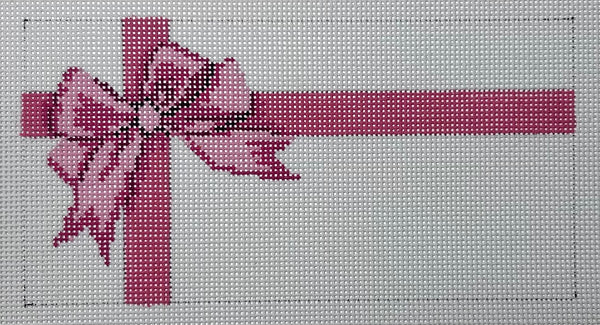 Pink Bow Present Insert Canvas