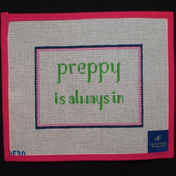 "Preppy is Always In Canvas"