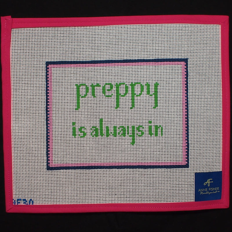 "Preppy is Always In Canvas"
