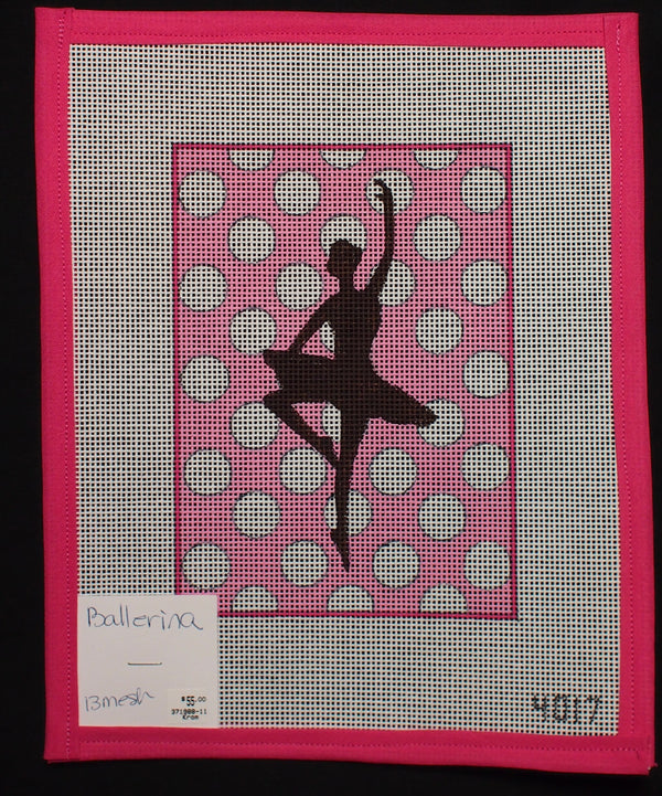 "Ballerina Silhouette Canvas"