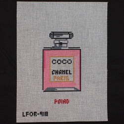 "Pink Coco Chanel Perfume Canvas"