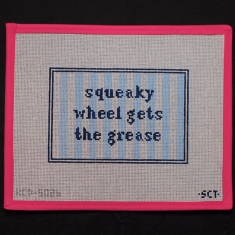 "Squeaky Wheel Gets the Grease Canvas"