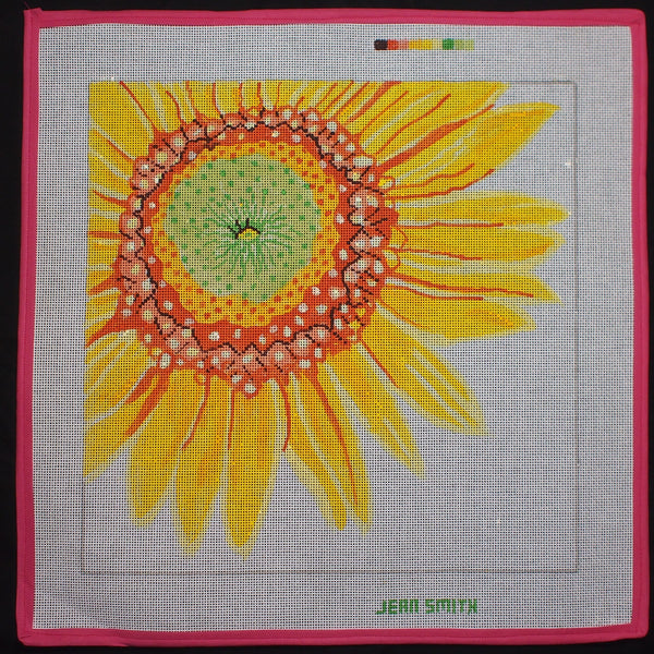 "Sunshine Flower Canvas"