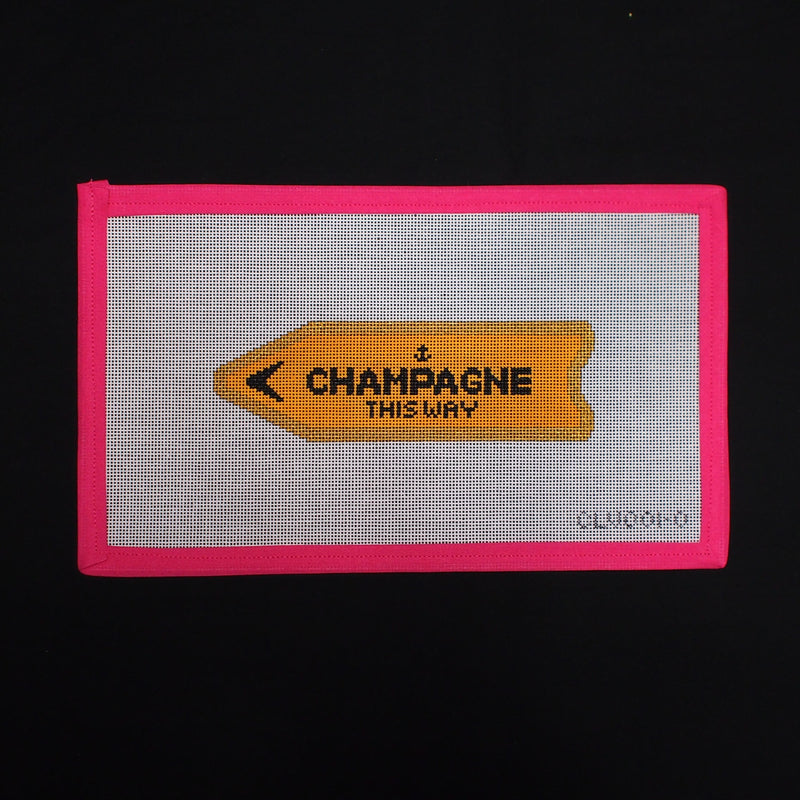 "Champagne This Way- Gold"