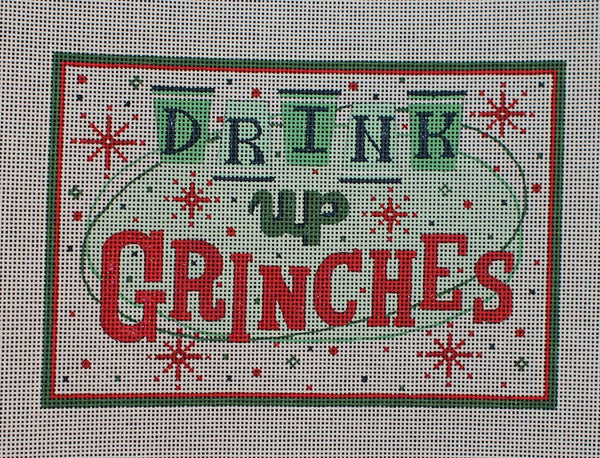 "Drink Up Grinches Canvas"