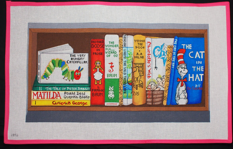 "Children's Bookshelf Canvas"