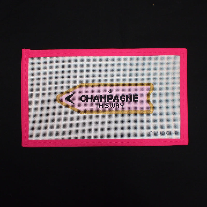 "Champagne This Way- Pink"