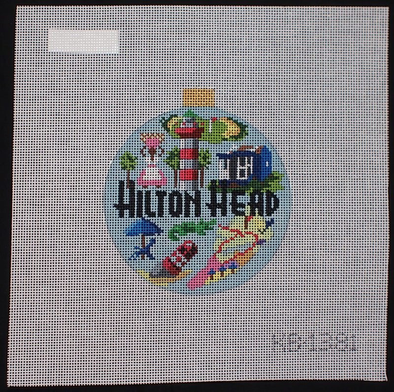 "Hilton Head Ornament Canvas"
