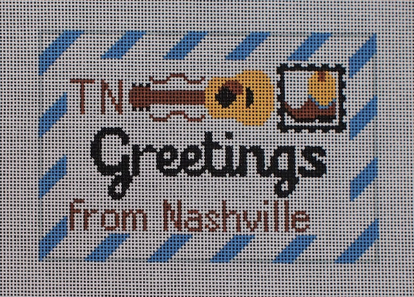 "Greetings From Nashville Canvas"