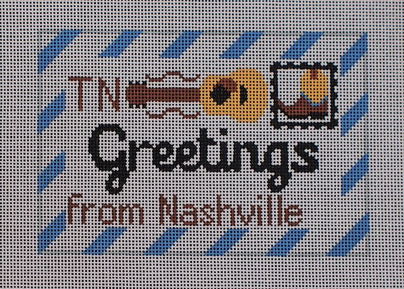 "Greetings From Nashville Canvas"