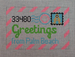 "Greetings from Palm Beach Canvas"