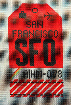 "San Francisco SFO Luggage Tag"